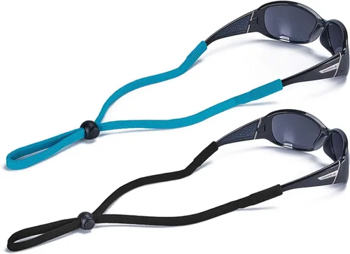 Vista 18 de 2-Pack Universal Eyeglasses Strap Adjustable Lanyard Eyewear Retainer, 24" Negro