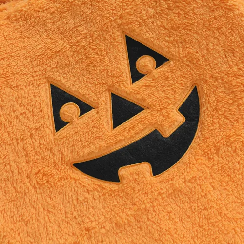 Vista 4 de Mameluco de manga larga para bebé, niña, niño, Halloween, overol de fantasma, mameluco de una pieza con capucha para otoño e invierno