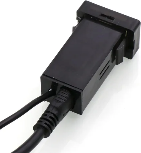 Vista 5 de Timloon Cable de montaje de enchufe HDMI+USB Entrada de audio Relé de audio Uso para Toyota (tipo A)