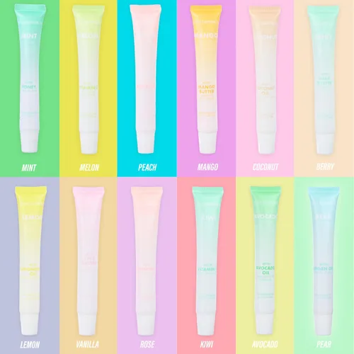 Vista 6 de EXPRESSIONS Juego de 12 aceites labiales – Paquete de valor de aceites labiales saborizados, aceites labiales hidratantes con aplicación de tubo