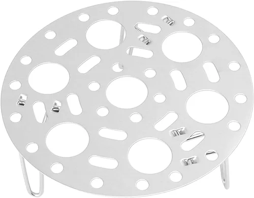 Vista 3 de Steaming Rack 304 Stainless Steel Foldable Tray with 3 Supports Cooking (Original Color)