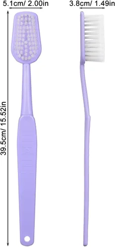 Vista 4 de Abaodam Cepillo de dientes gigante Prop Púrpura 1 pc para Halloween
