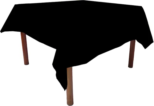 Vista 12 de Paquete de 2 manteles cuadrados, 52 x 52 pulgadas, lavable y reutilizable, color negro, con borde dobladillo, para mesa de tarjetas, cocina, cena
