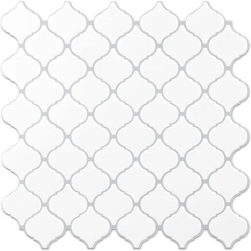 Vista 21 de STICKGOO Arabesque Protector contra Salpicaduras Despegar y Pegar, 12"X12" Azulejo Protector contra Salpicaduras para Cocina Despegar y Pegar