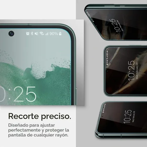 Vista 7 de Spigen GlasTR EZ FIT - Protector de pantalla de vidrio templado para Galaxy S22 Plus