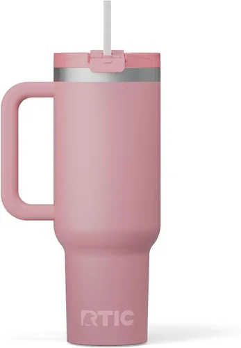 Vista 53 de RTIC Vaso Tumbler de Viaje por Carretera de 30 oz con Doble Pared Revestido de Cerámica Aislado Taza Portátil de Café de Viaje de Acero Inoxidable