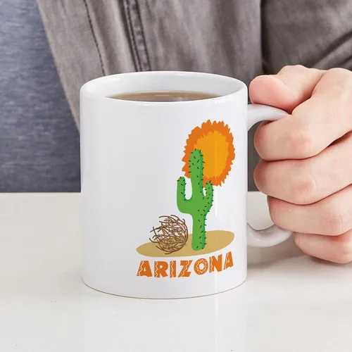 Vista 6 de CafePress ARIZONA Mugs Taza de café de cerámica de 11 oz (11.0 fl oz)
