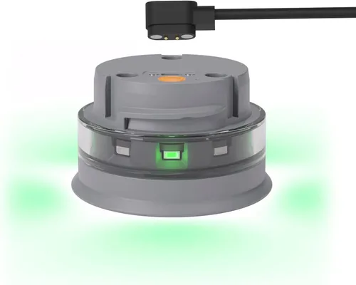 Vista 2 de FitTurn Cargador USB compatible con HidrateSpark Pro Acero/HidrateSpark Pro Smart Water Cup Reemplazo Cable de carga Cable de carga Negro y Blanco