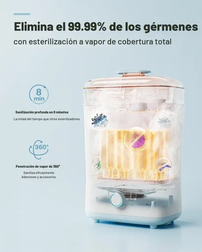 Vista 7 de Papablic Tiras reactivas de alcohol para leche materna y esterilizador y secador de biberones