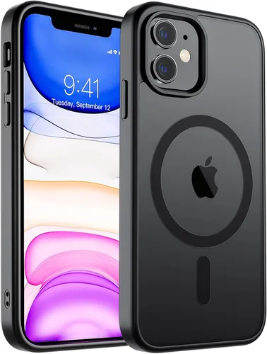 Vista 290 de SUPFINE Funda magnética para iPhone SE 2022 (3ª)/2020 (2ª), iPhone 8 (compatible con MagSafe) (protección contra caídas de grado militar), funda