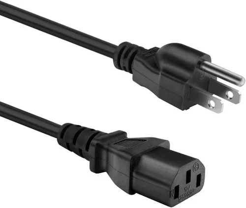 Vista 6 de Cable de alimentación de CA compatible con Viewsonic PW500, PJ758, PJ1165, PJ1172, PJ1173, PJ1200, PJ1075, PJ1000, PJ1060, PJ1065, PJ1158, PJ853