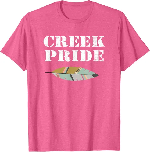 Vista 33 de Creek Native American Pride - Camiseta, Negro, S