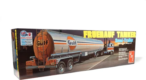 Vista 9 de Kit de modelo a escala 1:25 de semirremolque Fruehauf 40' de AMT (cerveza Miller)