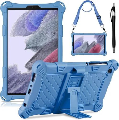 Vista 10 de DETUOSI Funda para Samsung Galaxy Tab A7 Lite 8.7" 2021, color negro
