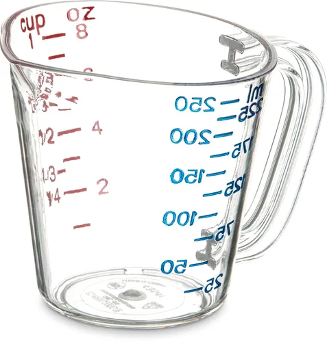Vista 9 de Carlisle FoodService Products 4314507 Taza medidora de plástico comercial, 1 galón, transparente
