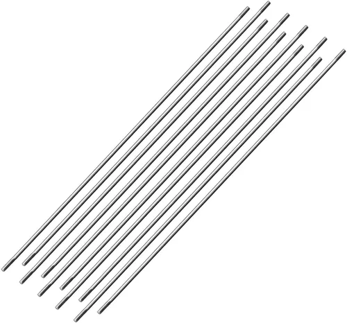 Vista 10 de uxcell M3x25mm Conector Varilla de Acero Inoxidable Varillaje de Varilla, para RC Barco, Coche, Avión, Helicóptero, 10pcs