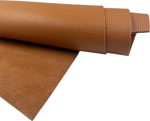 Vista 9 de Muse Craft Impecable 11.5''X12'' 5-6oz Cuero para herramientas negro terminado de cuero de vaca de grano completo Importado Grado A 1.8-2.1mm Cuero