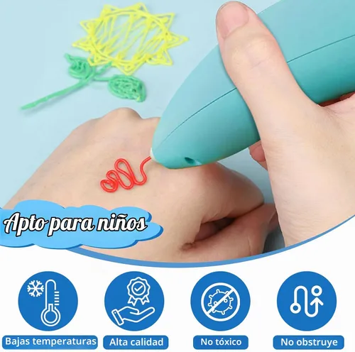 Vista 4 de 450 piezas de repuesto de filamento de impresora de bolígrafo 3D para bolígrafo Start 3D