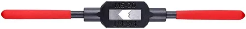 Vista 5 de Mango de llave de grifo ajustable para grifos métricos M1-M8 de 1/16"-1/4" (UNC/UNF), soporte de rosca, herramienta de roscado manual