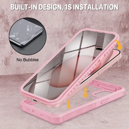 Vista 141 de CENHUFO Funda de privacidad para iPhone 11 Pro, funda de cuerpo completo con protector de pantalla de privacidad de vidrio templado 9H integrado