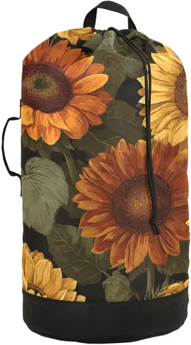 Vista 11 de Mochila para lavandería, cesta extra grande resistente para ropa sucia, correas ajustadas para campamento, universidad, gimnasio, hotel, hogar, 29.3