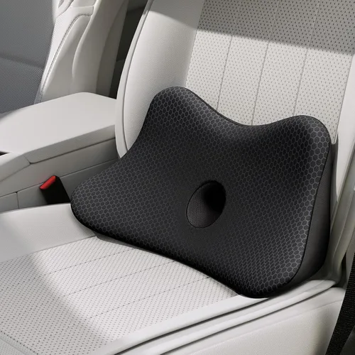 Vista 9 de Benazcap Cojín de Asiento de Espuma Viscoelástica Extra Grande Almohada de Soporte Lumbar para Alivio de Presión de Ciática y Coxis, Almohadilla