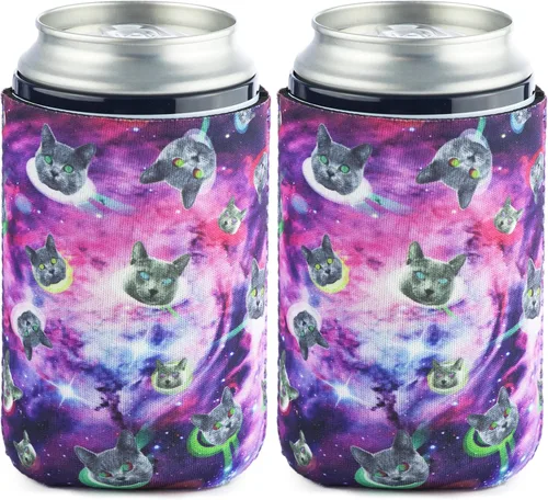 Vista 12 de Funny Guy Mugs Flamingo - Enfriador de bebidas plegable de neopreno