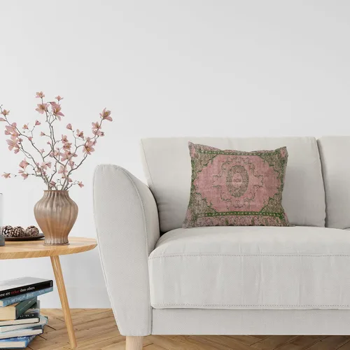 Vista 6 de TurkishRug - Kingdom Pattern Handmade Kilim Cushion Cover Ethnic Pattern Farmhouse Soft Pillow Cover Washable Printed Home Dekor Decorations Bedroom