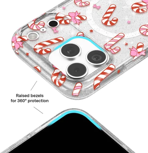 Vista 1077 de VELVET CAVIAR Funda para iPhone 15, compatible con MagSafe, probada contra caídas de 10 pies, fundas protectoras de diseño, leopardo color rosa