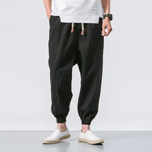 Vista 55 de Pantalones deportivos para hombre, pantalones de otoño e invierno y sólidos para hombres y hombres, cómodos con múltiples bolsillos