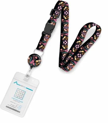 Vista 21 de Cordón de barco de crucero, con cordón de identificación ajustable con cierre desmontable, soporte impermeable para tarjetas de identificación
