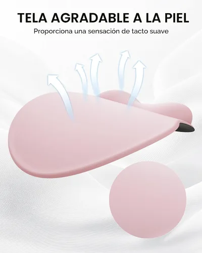 Vista 4 de Alfombrilla de mouse con reposamuñecas, ergonómicas para escritorio, alfombrilla de mouse antideslizante para oficina con soporte de muñeca de gel