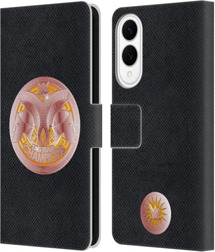 Vista 240 de Head Case Designs Officially Licensed WWE Cruiserweight Champion Title Belts Leather Wallet Case Compatible with Samsung Galaxy A07 4G Campeón