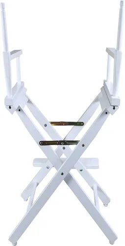 Vista 4 de Casual Home silla de director de 18 pulgadas, únicamente armazón, Madera, Blanco