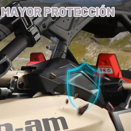 Vista 3 de Cubierta de plástico con moldura de jaula trasera X3, protector de placa de protección de pilar A & UTV PRO C para Can Am Maverick X3 / X3 Max