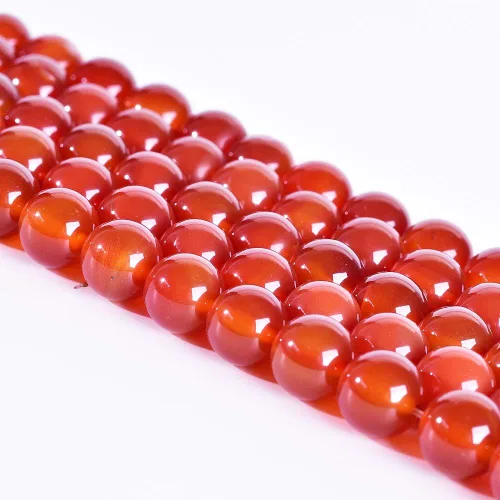 Vista 16 de 6mm Cuentas Redondas de Granate para Hacer Joyería DIY, Poder Curativo de Cristal, Piedras Preciosas Sueltas para Hacer Pulseras y Collares, Hilo