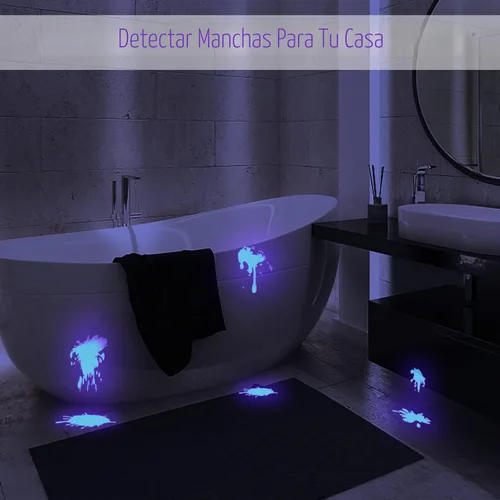 Vista 6 de Linterna UV MOWETOO con luz negra de 395 nm y luz blanca