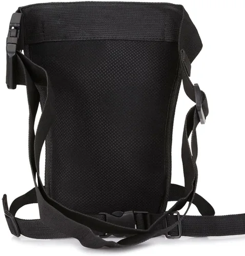 Vista 4 de Hebetag Riñonera de nailon para senderismo, para hombres y mujeres, táctica, motocicleta, ciclismo, equitación, viajes, deportes al aire libre