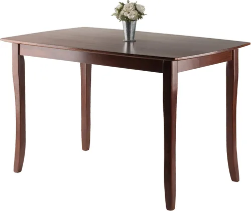 Vista 7 de Winsome Inglewood Mesa de comedor, resistente y elegante, mesa rectangular para comer y trabajar en oficina, cocina, comedor, muebles clásicos