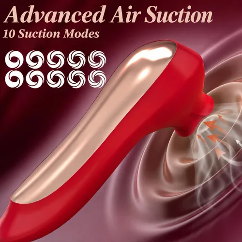 Vista 9 de Sucking Vibrator Rose Toy - Sex Toys for Women Clitoral Sucker Vibrators Adult Toys with 10 Sucking & Vibrating Modes, Womens Rose Sex Toy Suction