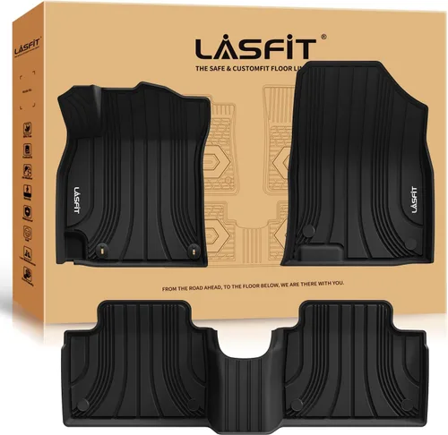 Vista 25 de LASFIT Alfombrillas de suelo y tapete de carga para Kia K4 2026 2025 para todo tipo de clima, TPE ajuste personalizado, juego completo