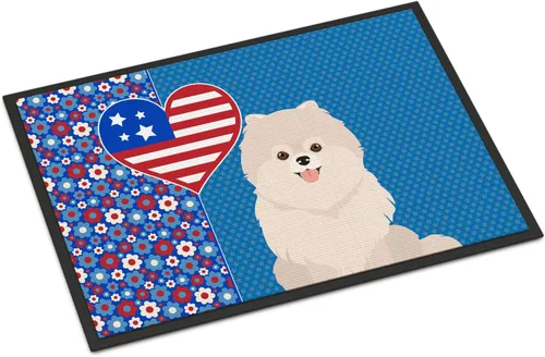 Vista 138 de Caroline's Treasures WDK5119JMAT Airedale Terrier USA - Tapete para interiores o exteriores, 24 x 36 pulgadas, tapete para puerta delantera