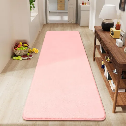 Vista 66 de Amearea Alfombra moderna lavable de 2 x 4 pies, color negro, alfombra de área pequeña para dormitorio, sala de estar, alfombra de espuma