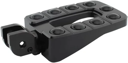 Vista 5 de Par de reposapiés de bicicleta deportiva antideslizante para Ducati Scrambler 800 400 1100 2013-2023, pedal de reposapiés delantero y trasero (negro)