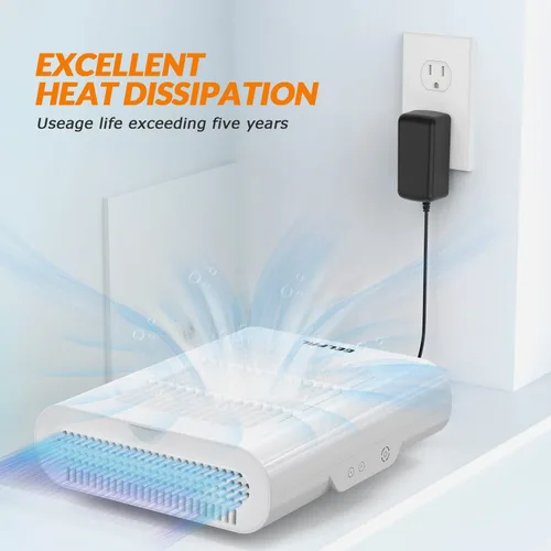 Vista 7 de Colector profesional de polvo de uñas, colector de polvo de uñas ajustable para uñas acrílicas, ventilador eléctrico de uñas, bajo ruido, colector