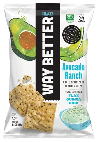 Vista 27 de Way Better Snacks Chips de tortilla, batata, 5.5 onzas