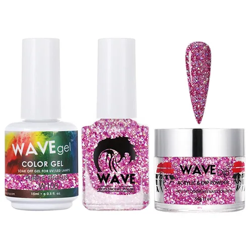 Vista 213 de WAVEGEL - Juego de gel de remojo, laca de uñas y polvo acrílico a juego - Colección Simplicity - #P109 Blizzard