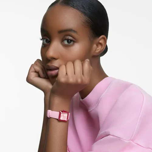 Vista 4 de Swarovski Lucent Crystal Watch Collection Green Crystals Pink Crystals