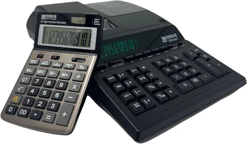 Vista 6 de Monroe UltimateX Calculadora ejecutiva de impresión con capacidades de edición y reimpresión