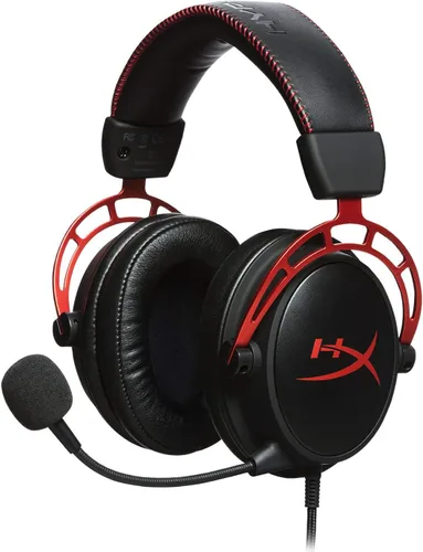 Vista 3 de HyperX Cloud Alpha - Auriculares para juegos controladores de doble cámara marco de aluminio duradero micrófono desmontable funciona con PC PS4 PS4